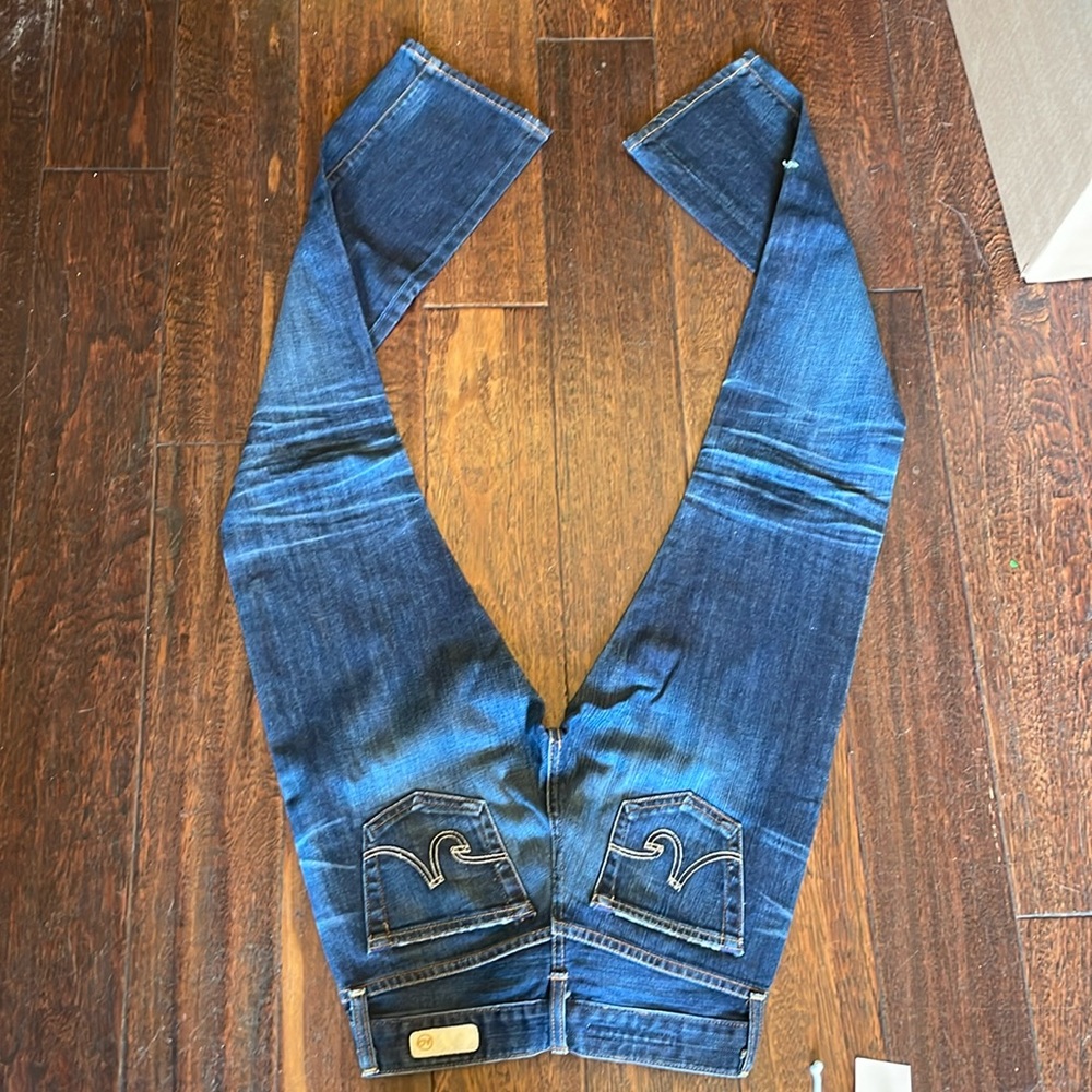 AG Adriano Goldschmied Blue Boyfriend Jeans